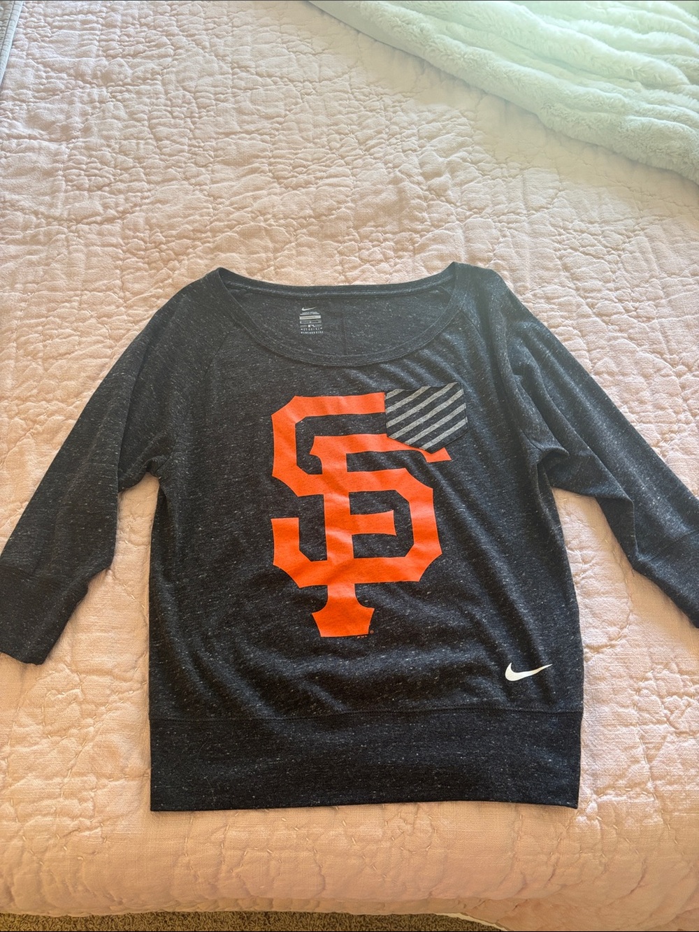 Nike Black Sweatshirt with Orange SF Logo